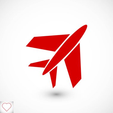 uçak işareti simgesi