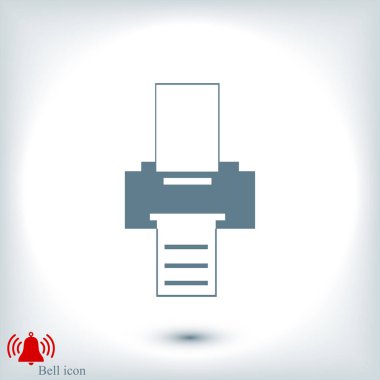 Yazıcı simgesi tasarım