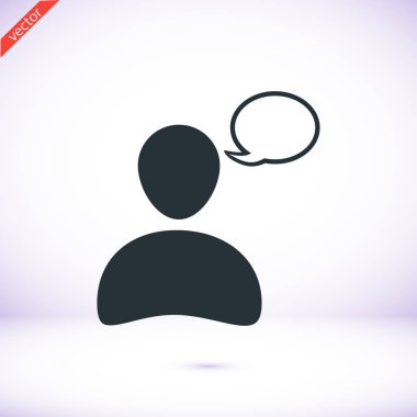 sohbet işareti simgesi