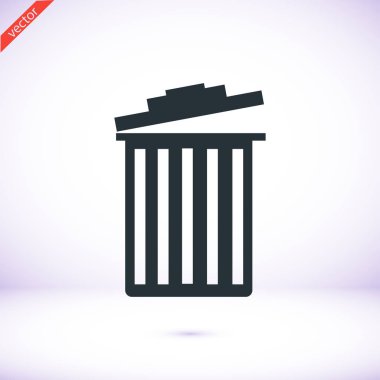 çöp kutusu simgesini