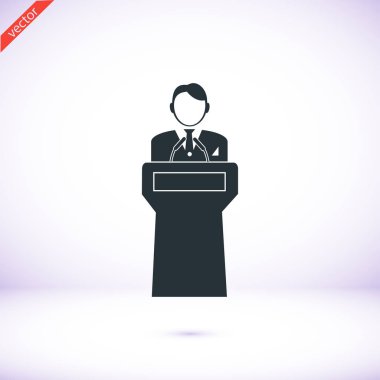  Podyum arkasında hoparlör