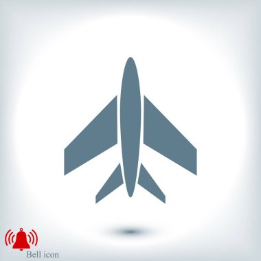 uçak işareti simgesi