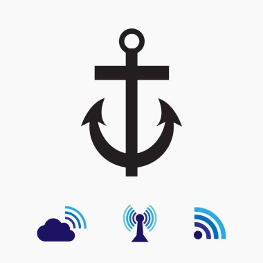 Tasarım ancor simgesinin