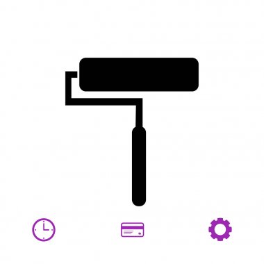 rulo fırça simgesini