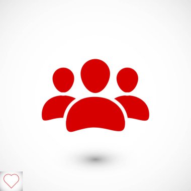 Grup erkek simgesinin