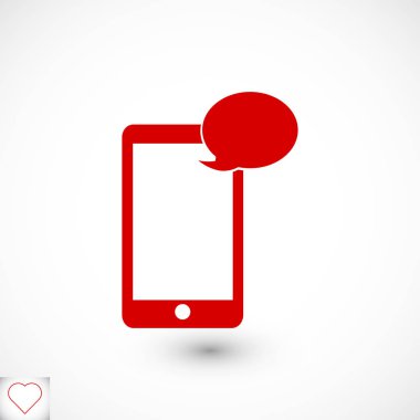 Cep telefonu sms simgesi