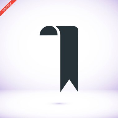 kurdele yer işareti simgesi