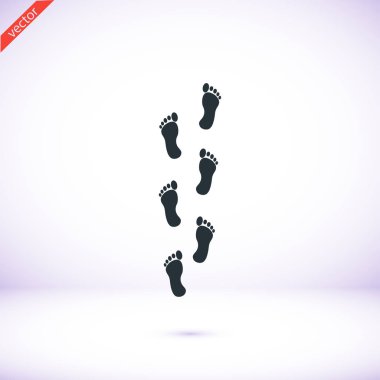 Tasarım ayak simgesinin