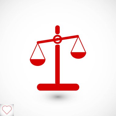 ölçek basit simgesi