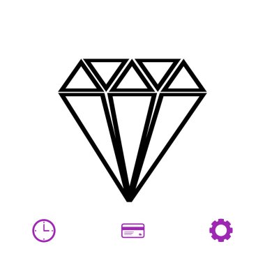 Elmas basit simgesi