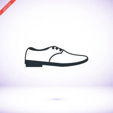  Ayakkabı düz simgesi