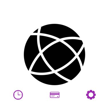 Küresel teknoloji soyut simgesi