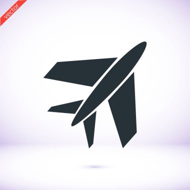 uçak işareti simgesi