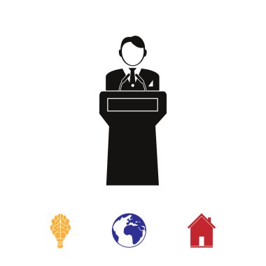  Podyum arkasında hoparlör