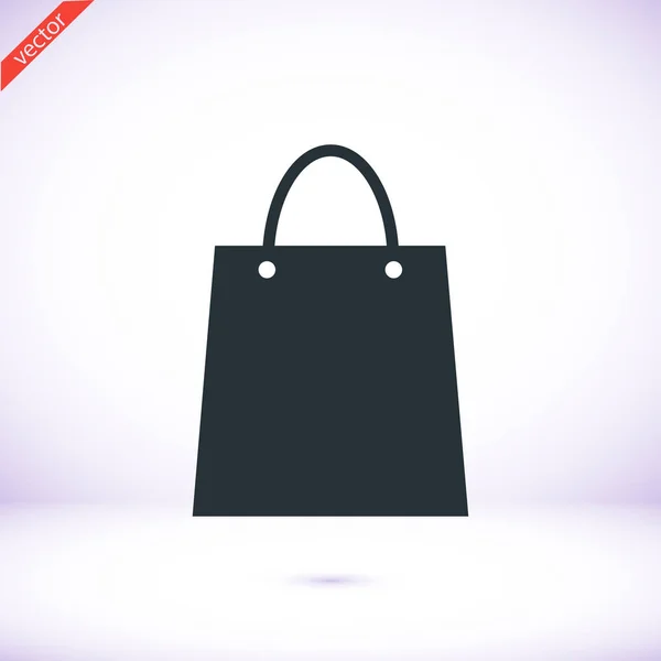 Bolsa signo icono — Vector de stock