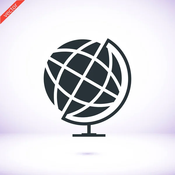 Εικονίδιο Globe — Διανυσματικό Αρχείο