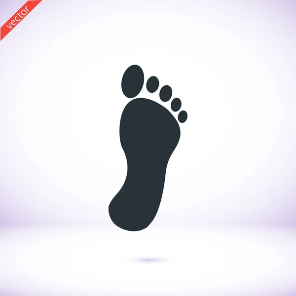 Desain ikon Foot - Stok Vektor