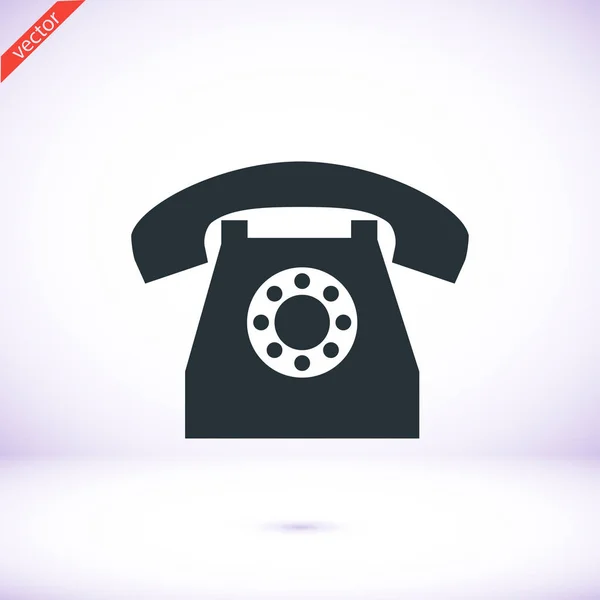 Telefon aláírás ikonra — Stock Vector