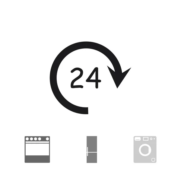 Personagem 24 ícone de sinal — Vetor de Stock