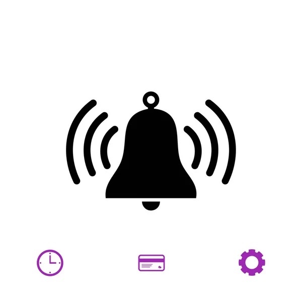 ベルの記号アイコン — ストックベクタ