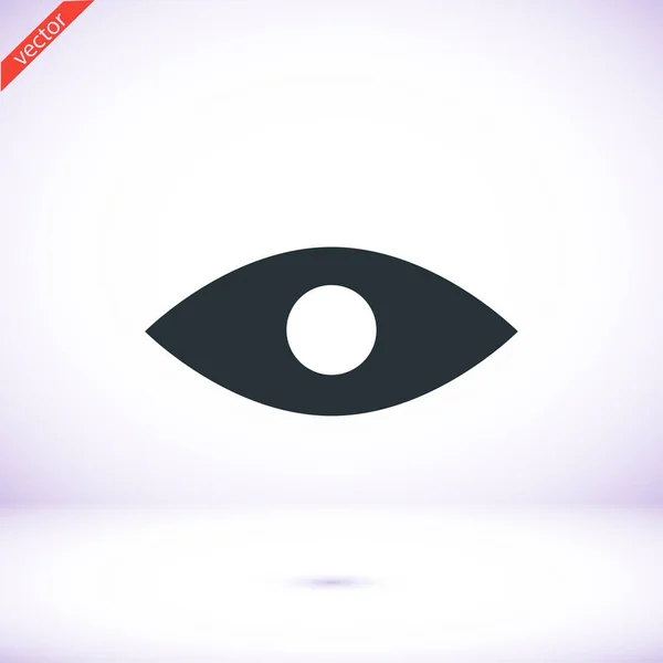 Знак знака глаза — стоковый вектор