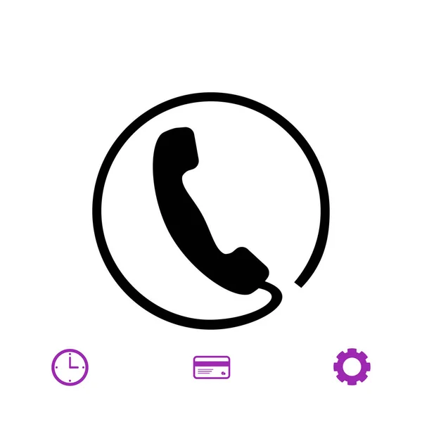 Call sign icon — Stock Vector