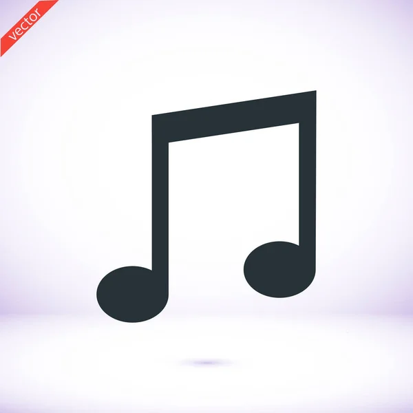 Desain ikon musik - Stok Vektor