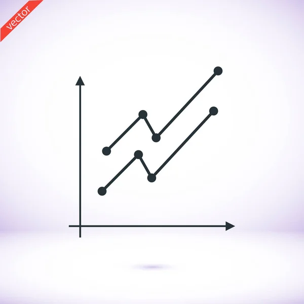 Графическая диаграмма — стоковый вектор