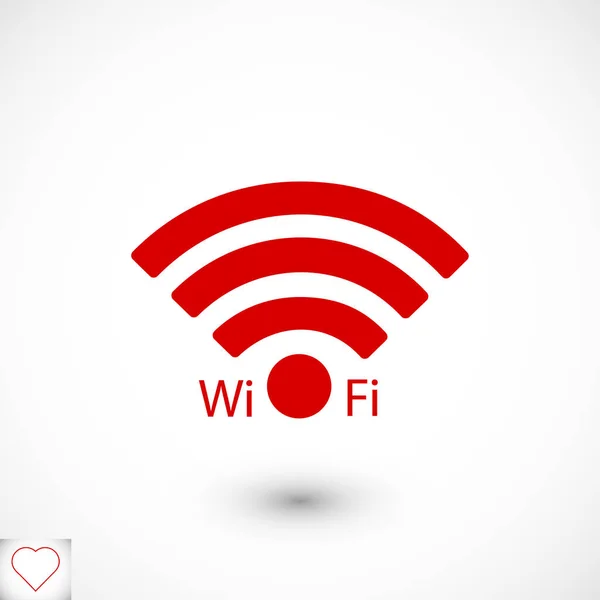 Icône signe Wi-Fi — Image vectorielle