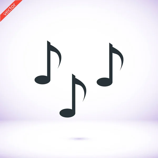 Музика відзначає значок — стоковий вектор
