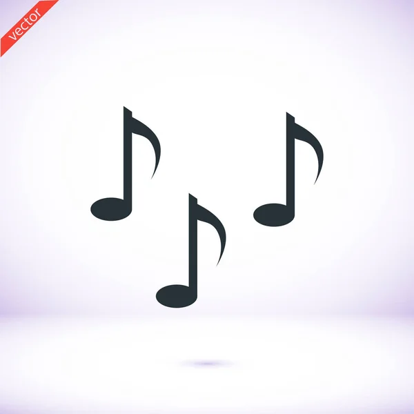 Music notes icon — стоковый вектор