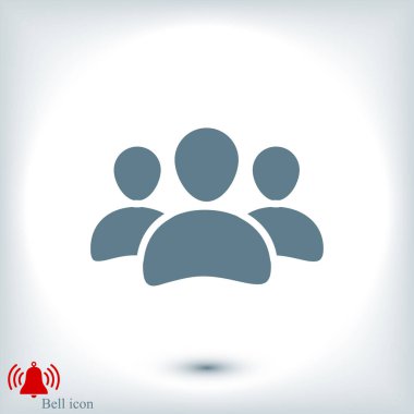 Grup erkek simgesinin