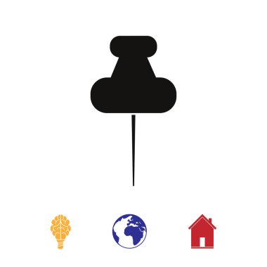 Düz raptiye simgesini