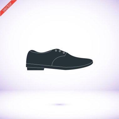  Ayakkabı düz simgesi