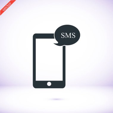 Cep telefonu sms simgesi
