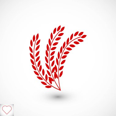 buğday basit simgesi