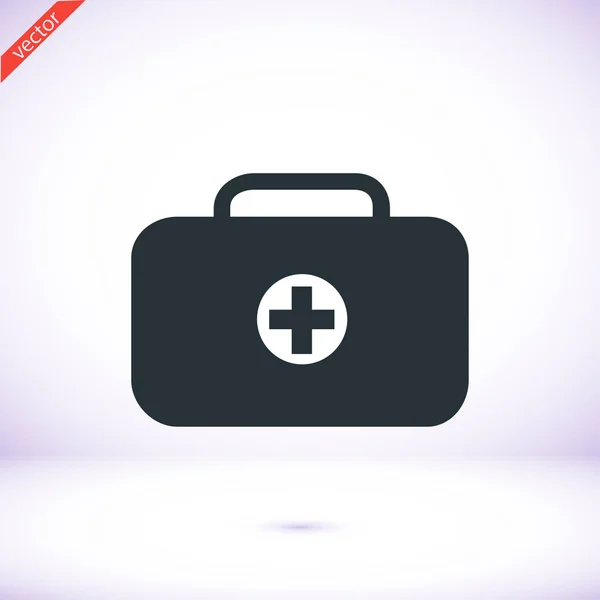 Medicinsk väska ikonen — Stock vektor