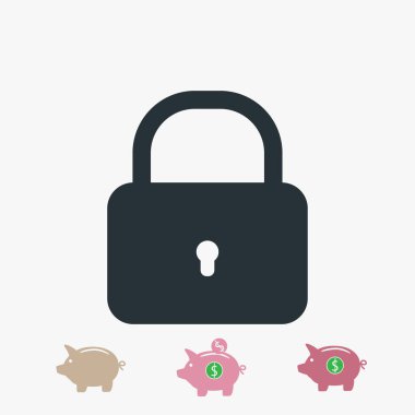 kilit işareti simgesi