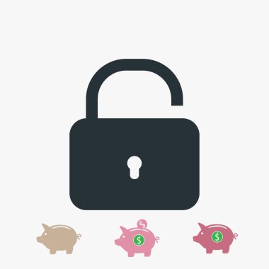 kilit işareti simgesi