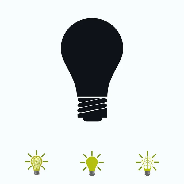 Lamp teken pictogram — Stockvector