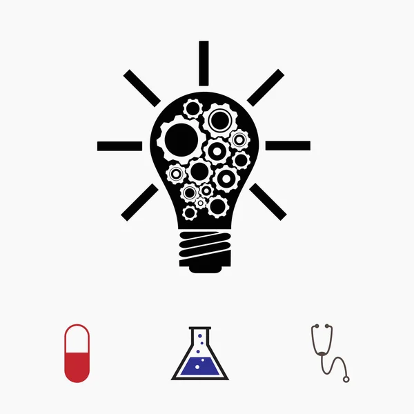 Lamppictogram — Stockvector