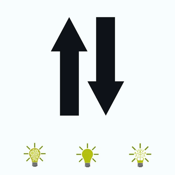 Icône de signe flèche — Image vectorielle