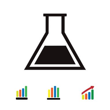 laboratuvar cam simgesi