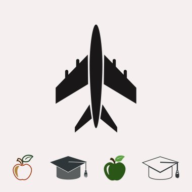 uçak işareti simgesi