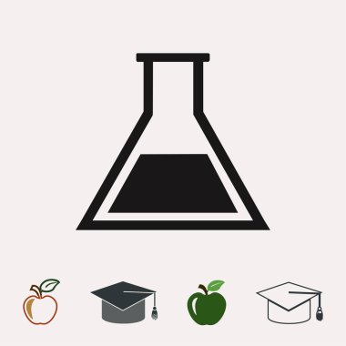 laboratuvar cam simgesi