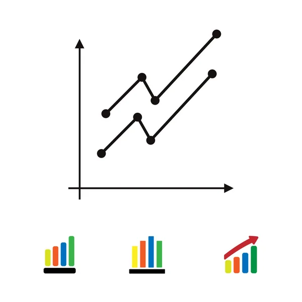 Performance comparison graph Imágenes Vectoriales, Gráfico Vectorial de ...