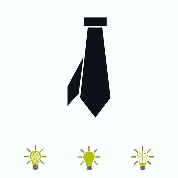 Icône signe de cravate — Image vectorielle