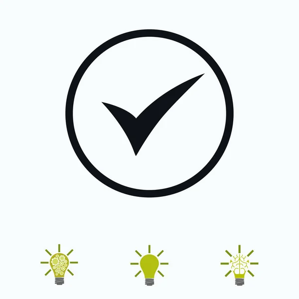 OK teken pictogram — Stockvector