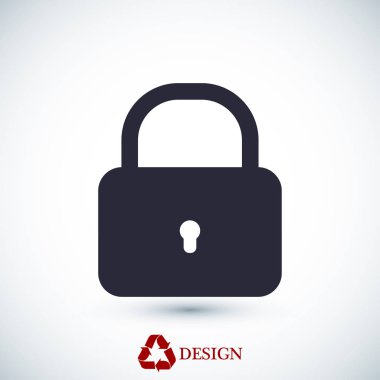 kilit işareti simgesi