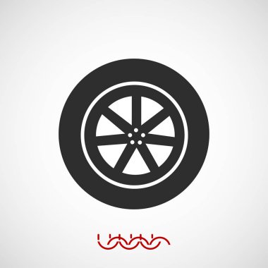 tekerlek işareti simgesi
